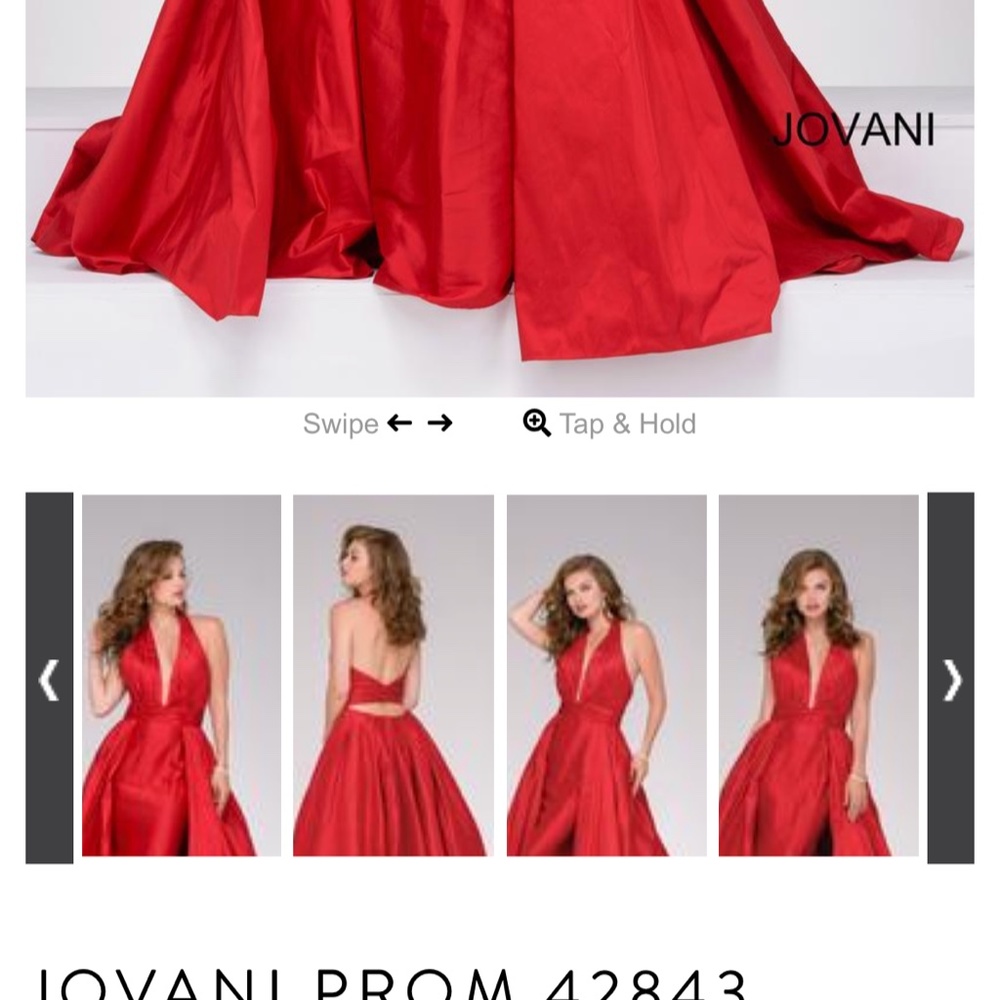 Jovani Halter Dress - NWT no alterations - Picture 7 of 8